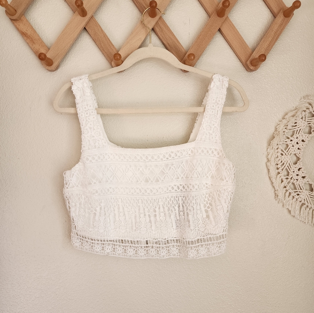 Lulu's Crochet Crop Top